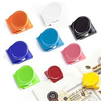 Amazon | CMD マグネットクリップ 冷蔵庫 磁石 強力 ホワイト